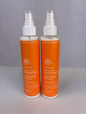 2 Pk NEW Whole Foods Earth Science Almond-Aloe Fragrance Free Moisturizer